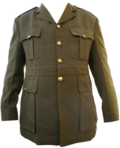 British WWI Pattern Cuff Rank Officer Service Dress Tunic in Whipcord