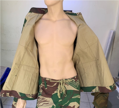 Belted Bush Jacket in Rhodesian Brushstroke camo