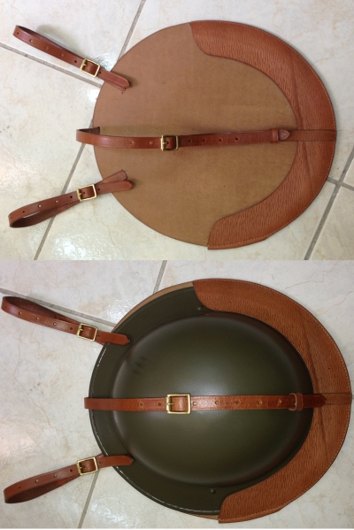 British Officer Leather Helmet Carrier