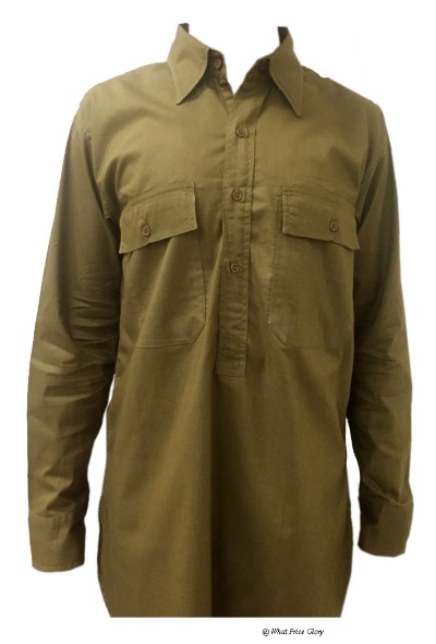 US 1916 Pattern Cotton Poplin Summer Shirt