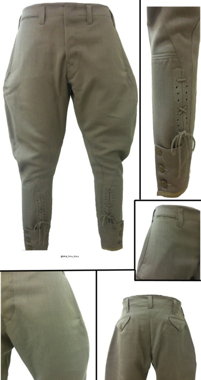British Officer Bedford Cord Breeches (Improved 2017 run)