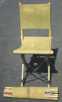 UK WWII Folding Camp Chair (original) - Available to US Customers Only