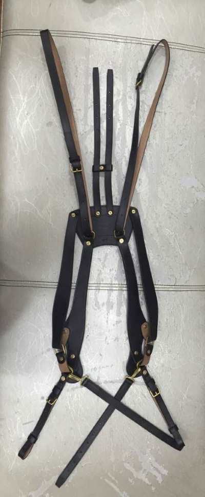 US M1874 Leather Palmer Braces for Infantry Equipment