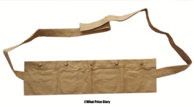 UK British Khaki Cloth Enfield Bandolier