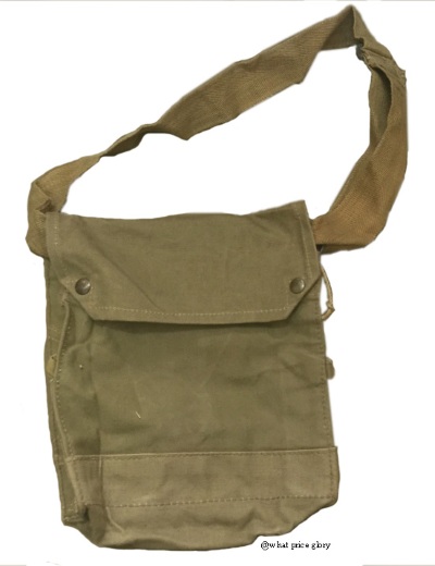 UK Mk VI Early War Respirator Bag and Indiana Jones Bag