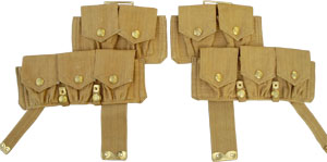 UK P08 Khaki Web Ammo Pouches