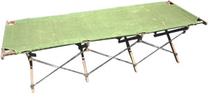 UK WWII Folding Camp Cot (Original) - For Non-US Customers only