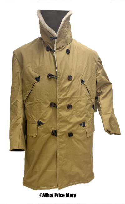 US M1916 Officer"s Mackinaw with Shearling Lining