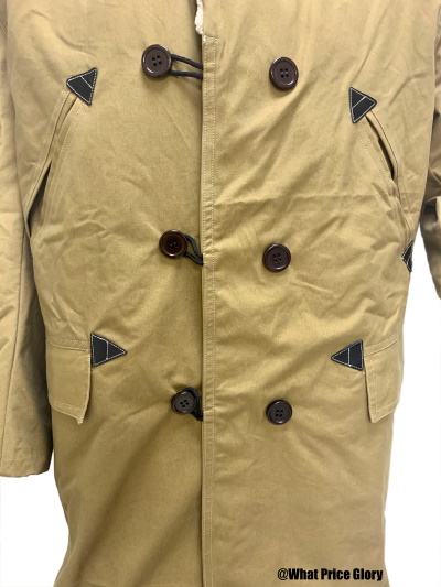 US M1916 Officer"s Mackinaw with Shearling Lining