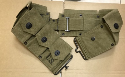 US M1923 Mounted Cartridge Belt (Improved Buckle)