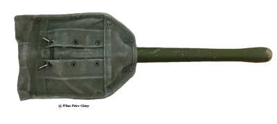 US M43 Folding Entrenching Tool and Carrier