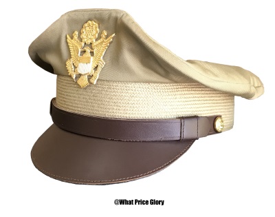 US Officer Khaki Summer Crusher Cap