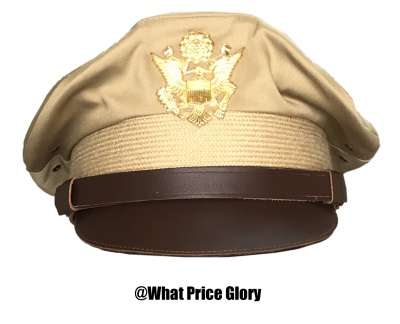 US Officer Khaki Summer Crusher Cap