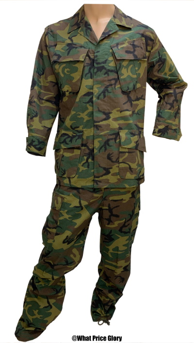 US Vietnam era ERDL Camouflage Jacket and Trousers