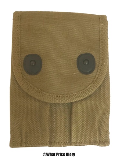 US WWI 1917 Production Web Pistol Magazine Pouch