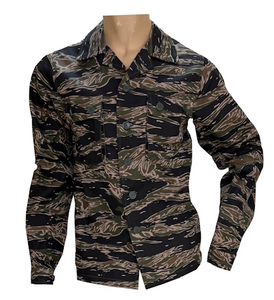 US Vietnam Era Tiger Stripe Fatigue Jacket