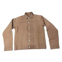 Vintage Brown Cotton Canvas Jacket 1878 Pattern